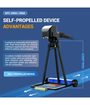 SFX APC 300W Pulse Air Cooled Laser Cleaner Professional Laser Wood Cleaning Machine Metal Rust Paint Mould Cleaner